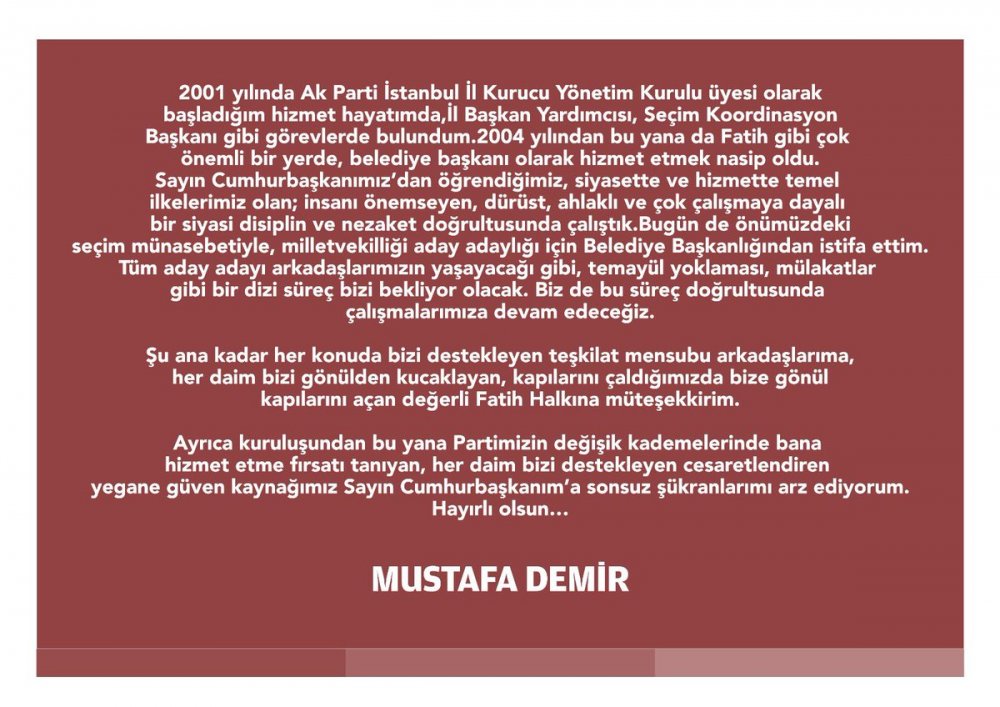 mustafa demir