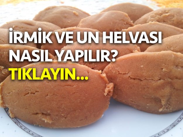 irmik ve un helvası