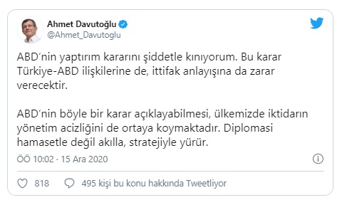 AHMET DAVUTOĞLU