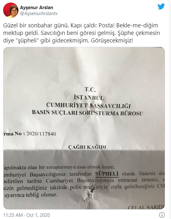 Gazeteci Ayşenur Arslan