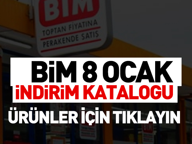 bim 8 ocak indirim