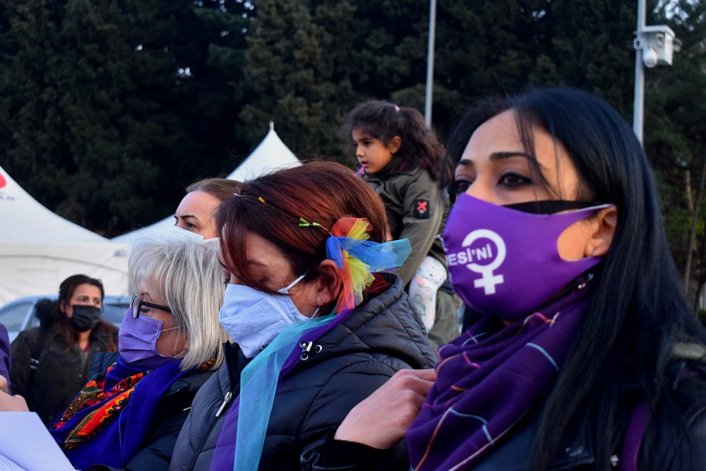 istanbul sözleşmesi beylikdüzü protesto