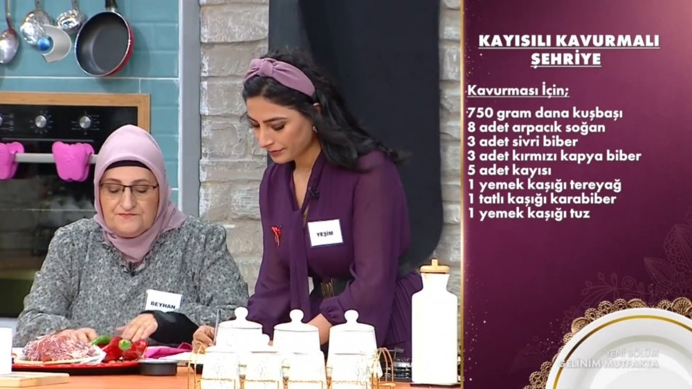 Kayısılı kavurmalı şehriye