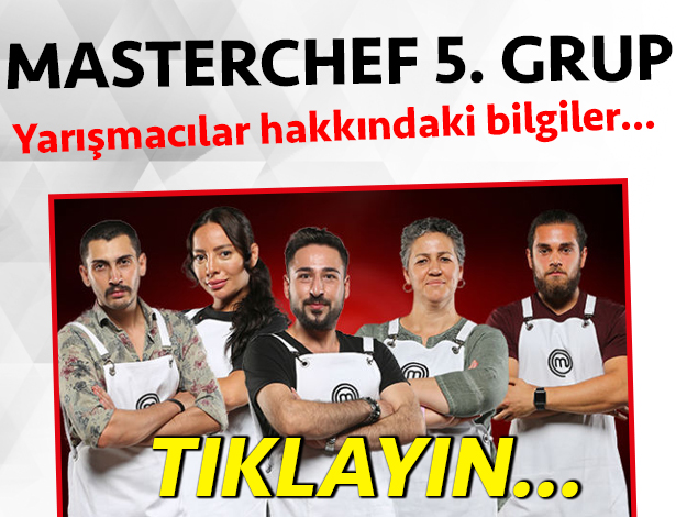 masterchef 2. sezon 5. grup yarışmacı adayları