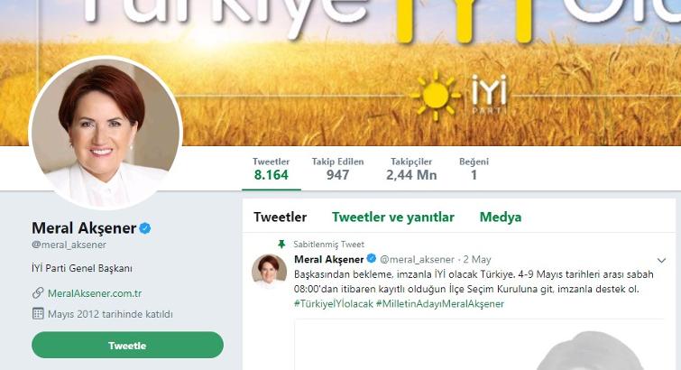 meral akşener twitter