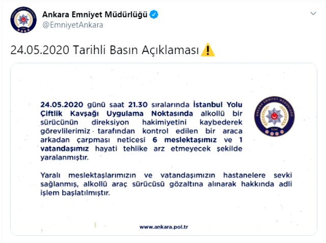 ankara emniyet müdürlülğü