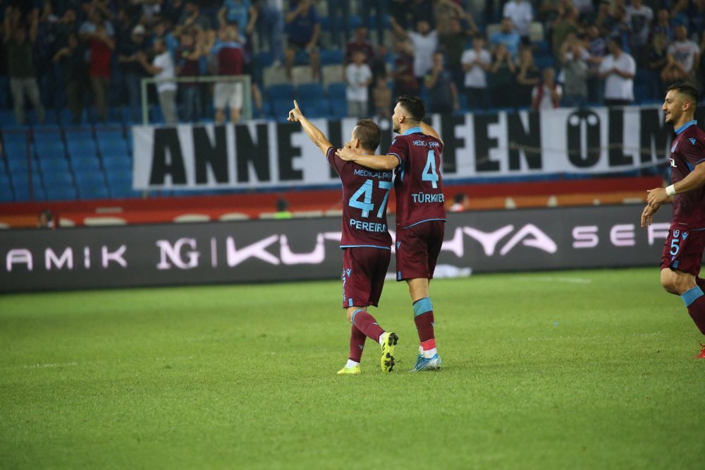 trabzonspor gol sevinci