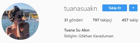 kuaförüm sensin Tuana Su Akın