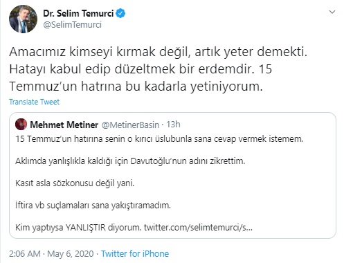 selim temurci mehmet metiner