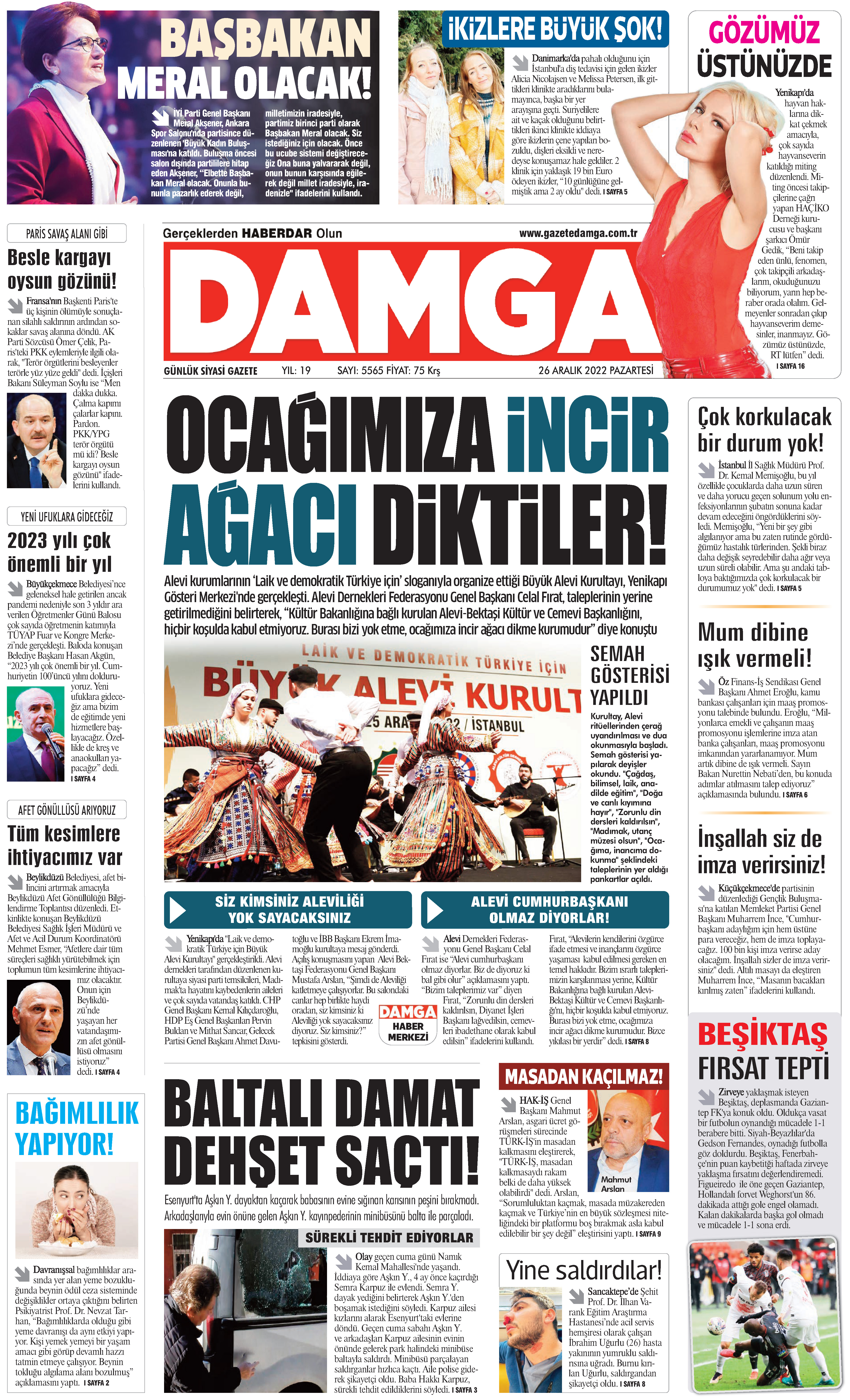 https://www.damga.com/DAMGA 26 Aralık 2022 Pazartesi Sayfaları