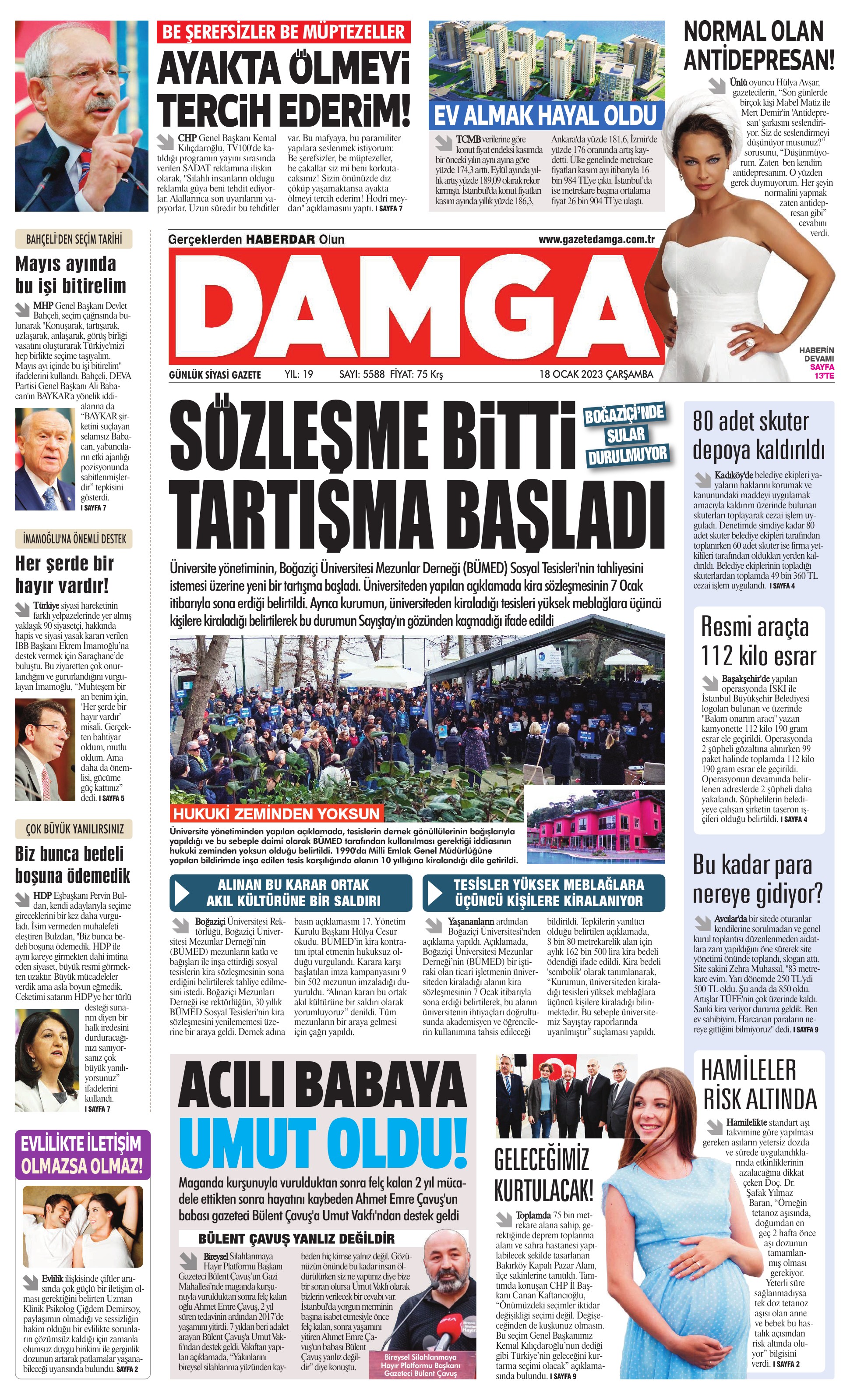 https://www.damga.com/DAMGA 18 Ocak 2023 Çarşamba Sayfaları