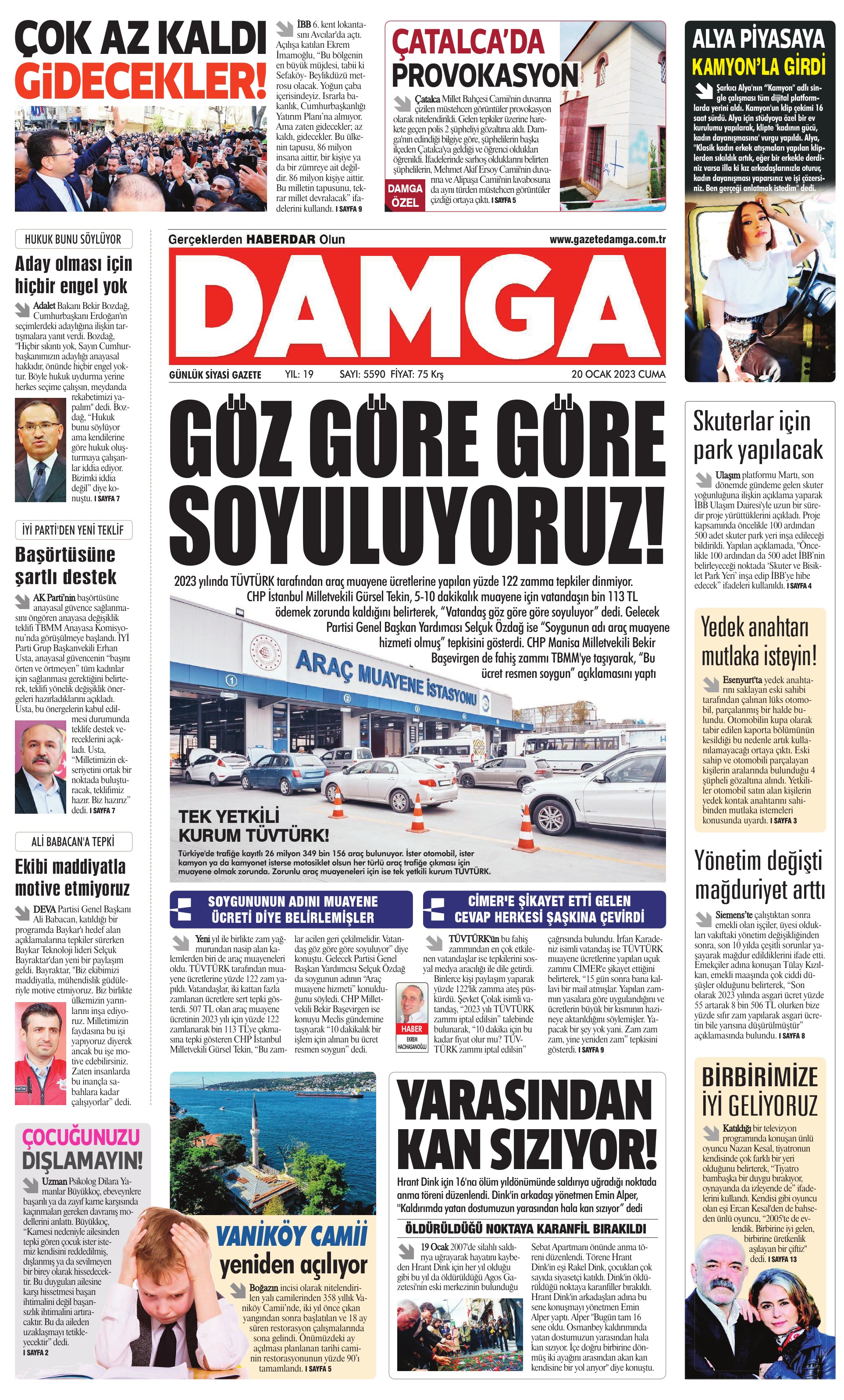 https://www.damga.com/DAMGA 20 Ocak 2023 Cuma Sayfaları