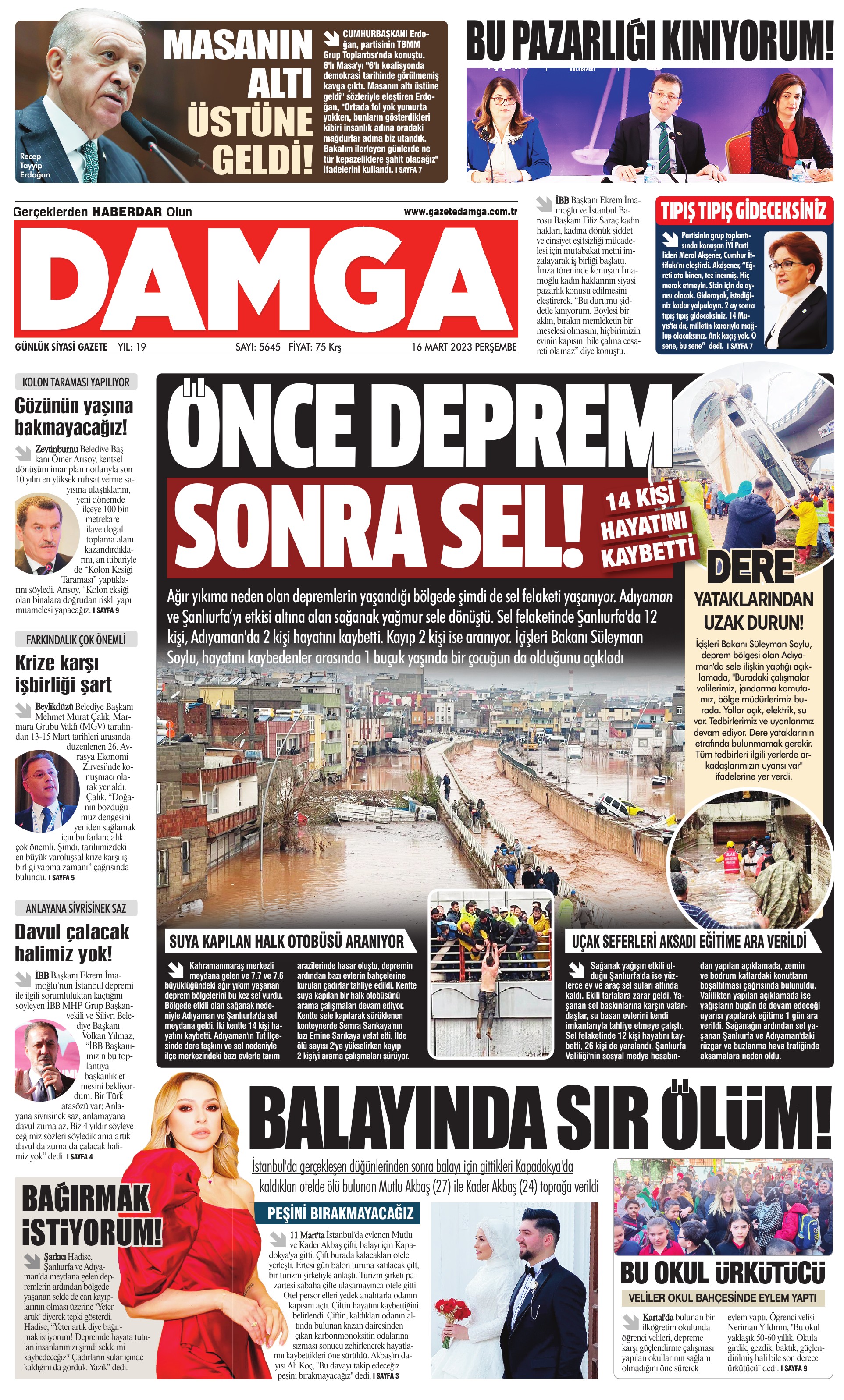 https://www.damga.com/DAMGA 16 Mart 2023 Perşembe Sayfaları