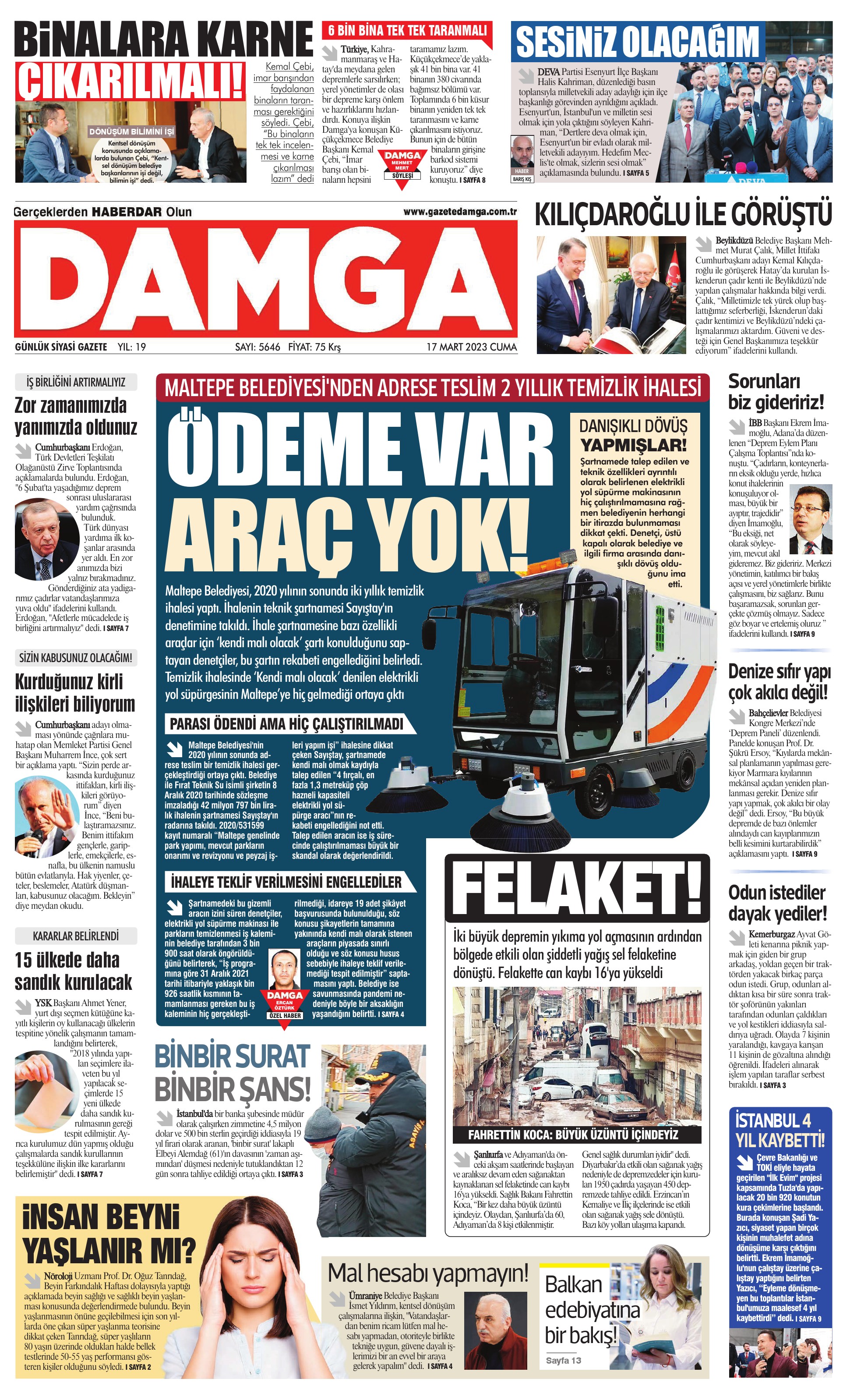 https://www.damga.com/DAMGA 17 Mart 2023 Cuma Sayfaları