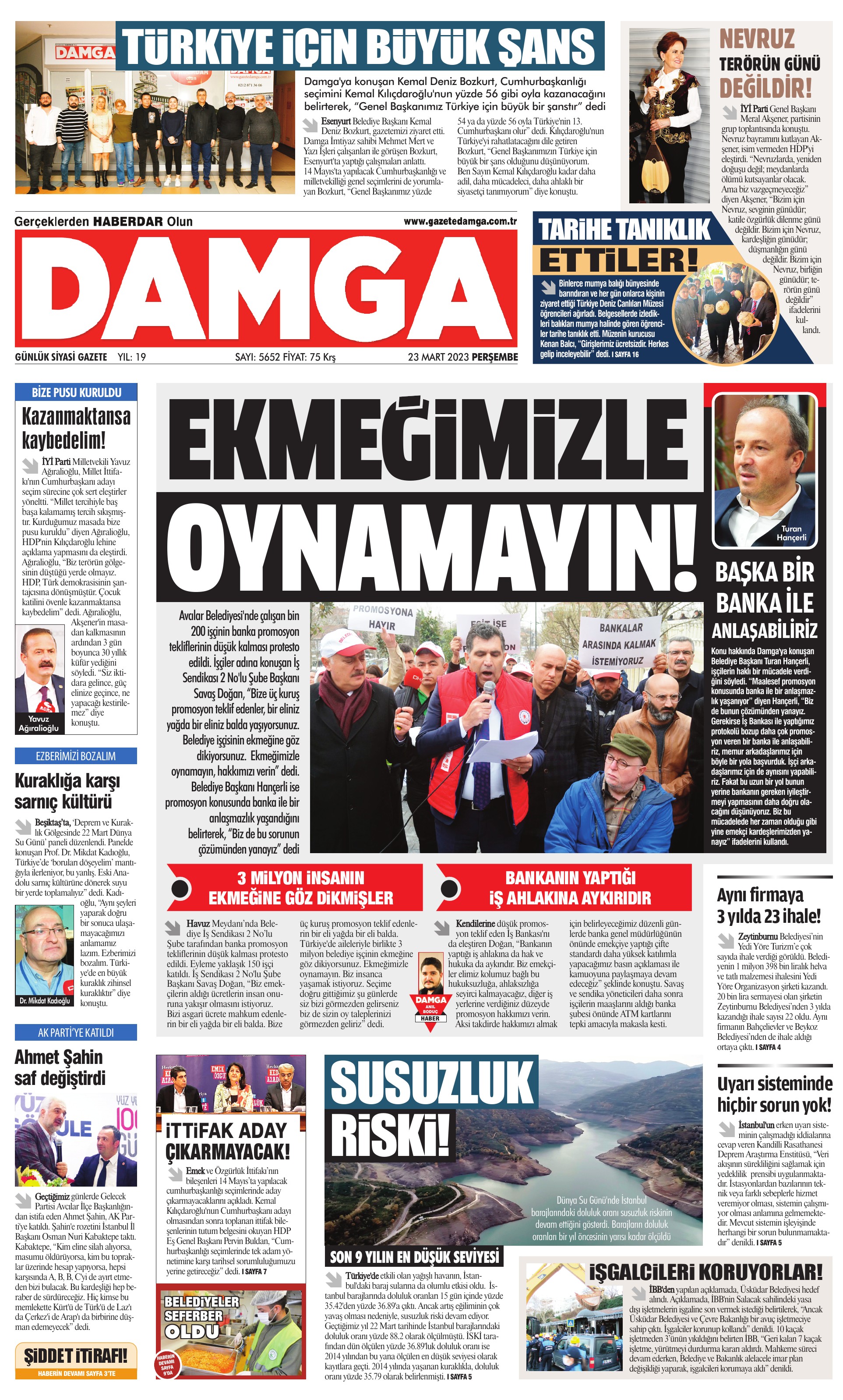 https://www.damga.com/DAMGA 23 Mart 2023 Perşembe Sayfaları