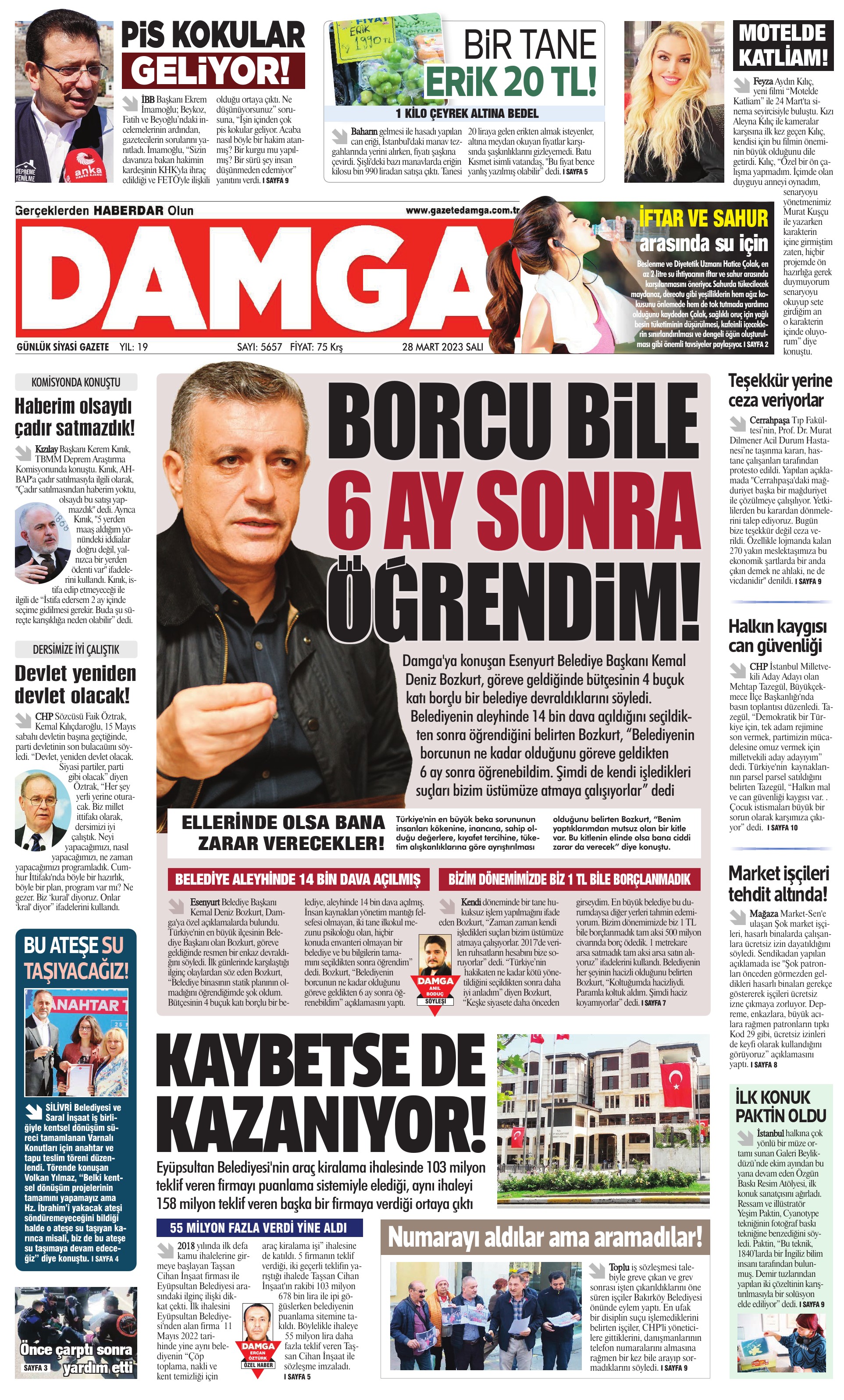 https://www.damga.com/DAMGA 28 Mart 2023 Salı Sayfaları