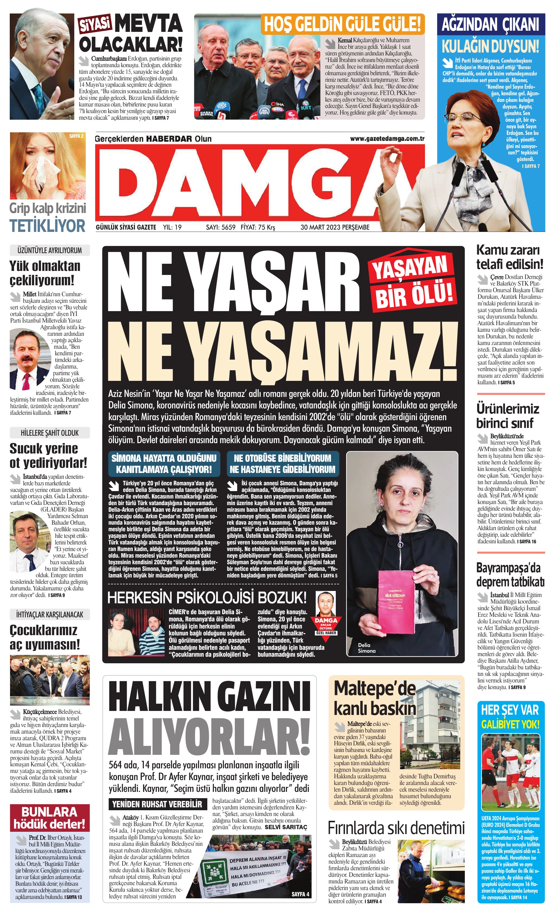 https://www.damga.com/DAMGA 30 Mart 2023 Perşembe Sayfaları