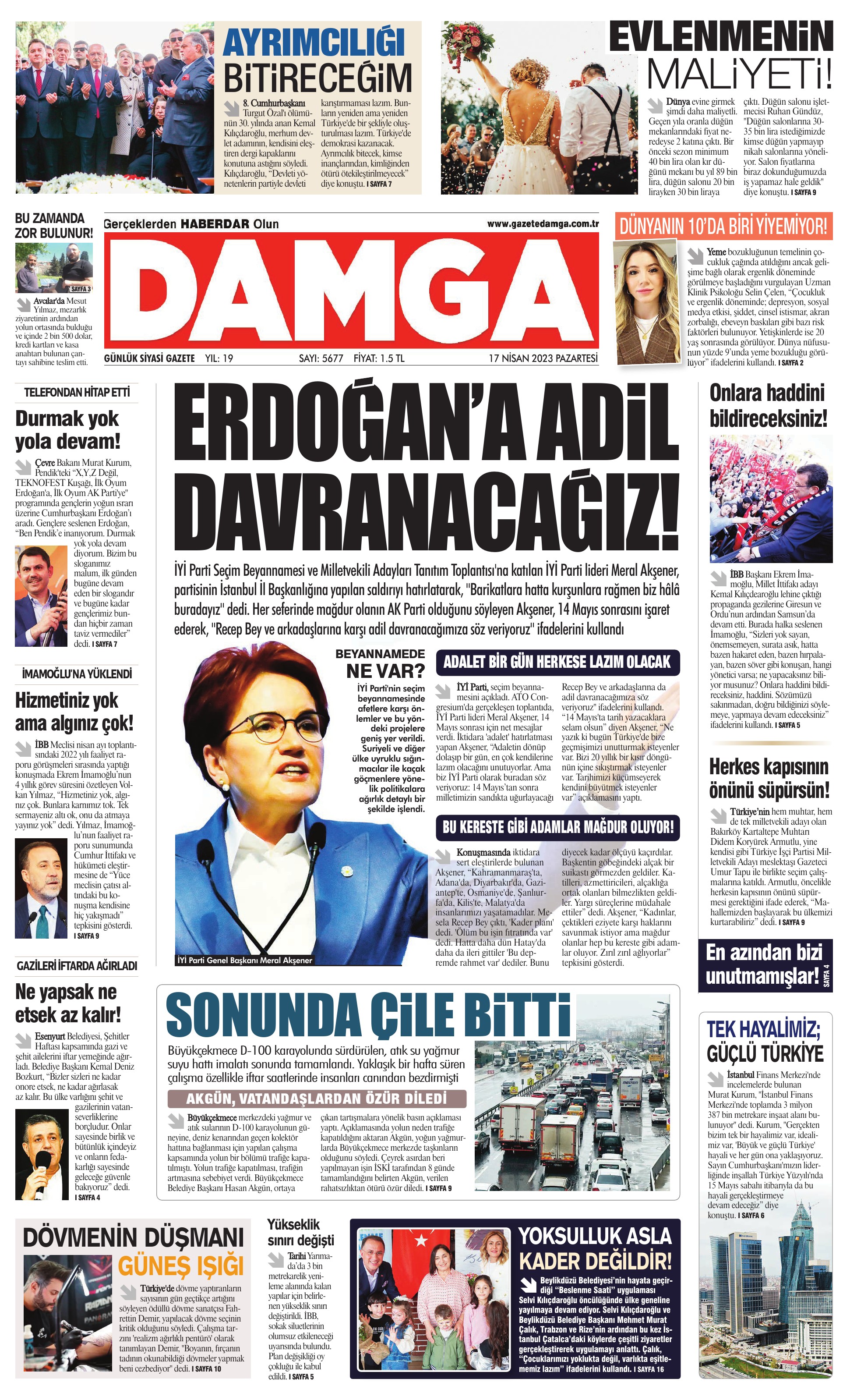 https://www.damga.com/DAMGA 17 Nisan 2023 Pazartesi Sayfaları