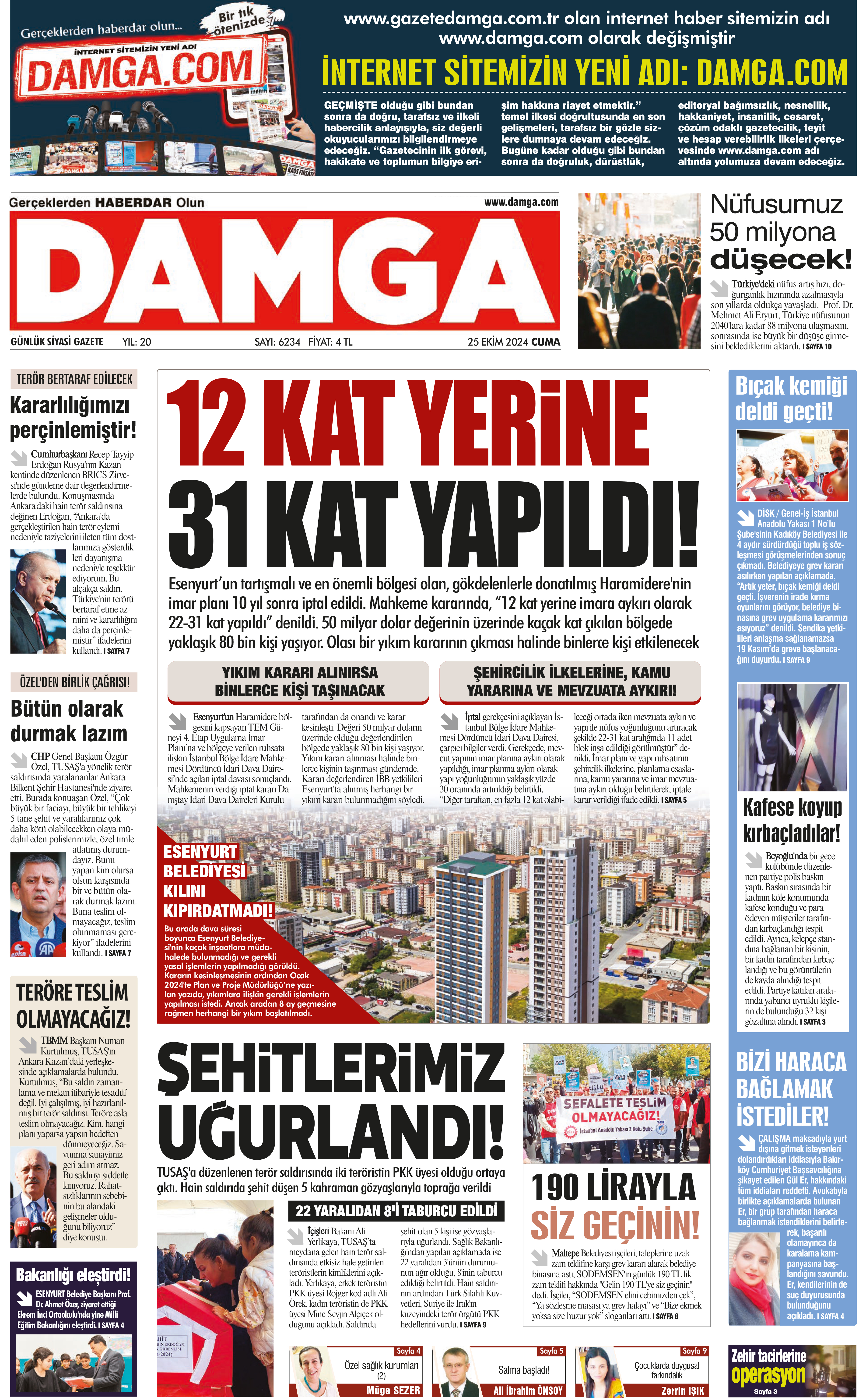 https://www.damga.com/DAMGA 25 Ekim 2024 Cuma Sayfaları