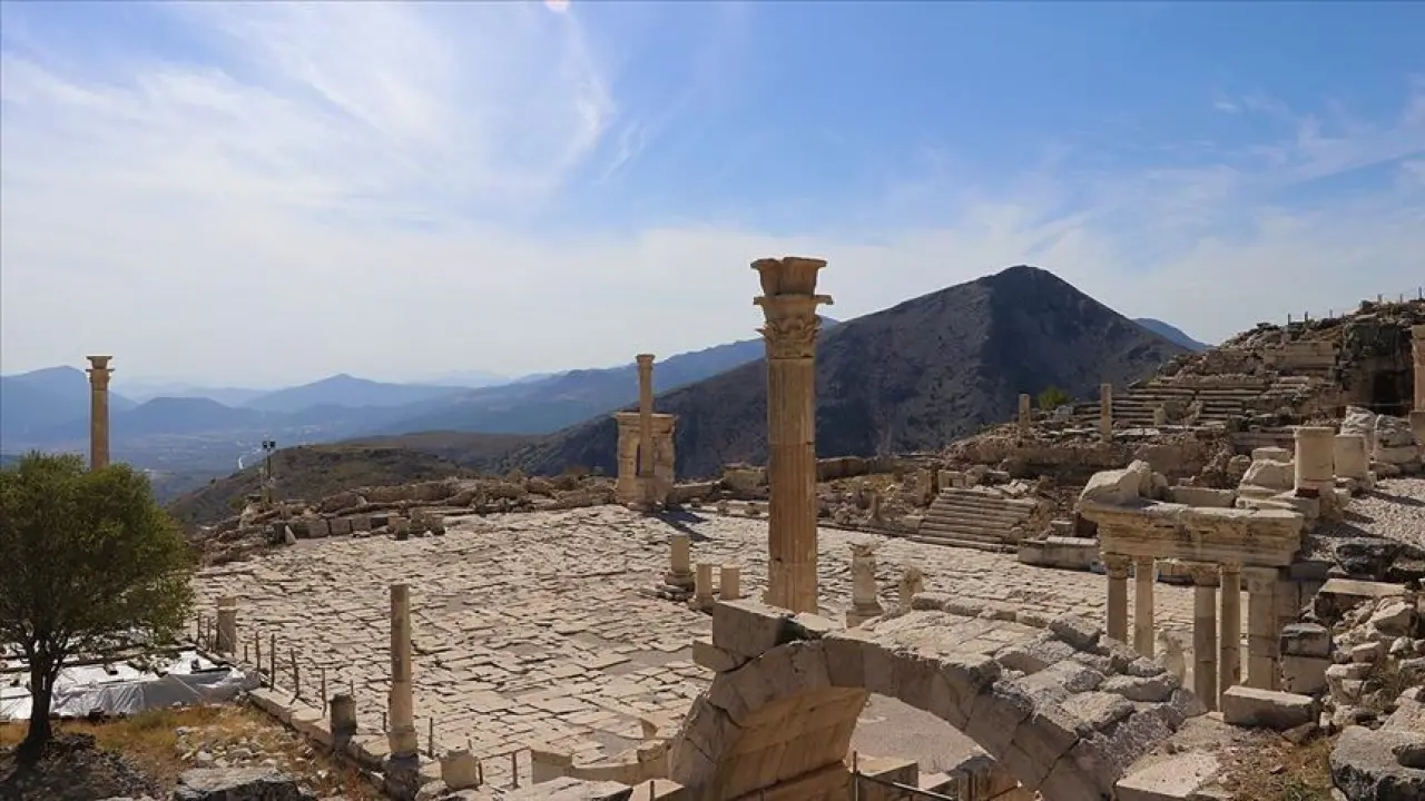 Aşkların ve imparatorların şehri' Sagalassos 5 ayda 30 bin ziyaretçi  ağırladı