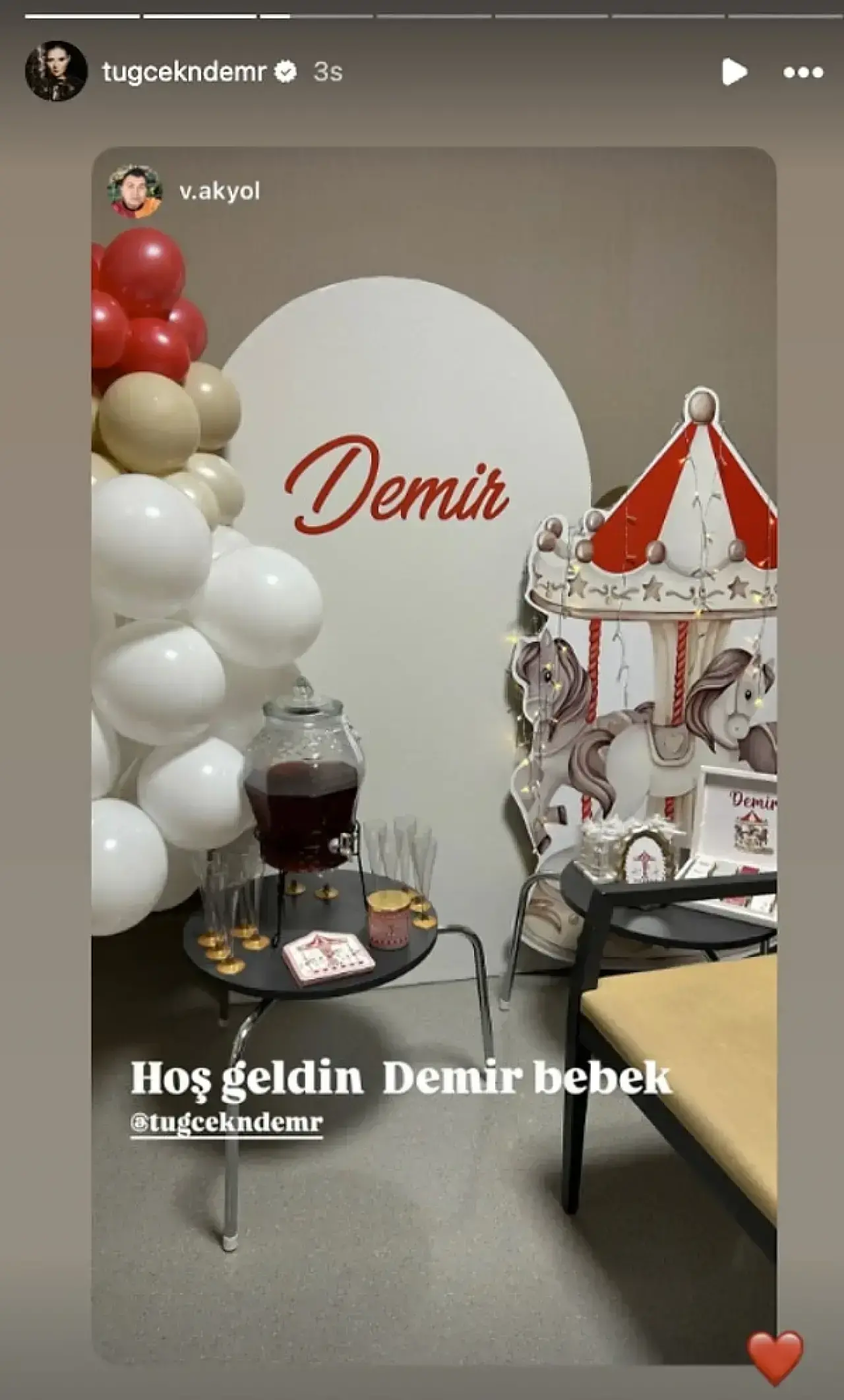 Tuğçe Kandemir ve Abdullah Karatay, oğullarına "Demir" ismini verdi. 🧿❤️